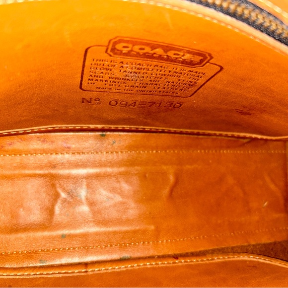 Coach Brown Leather Crossbody Bag - Picture 8 of 9